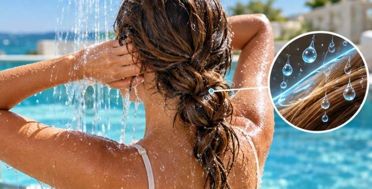 Protect Hair Before Swimming