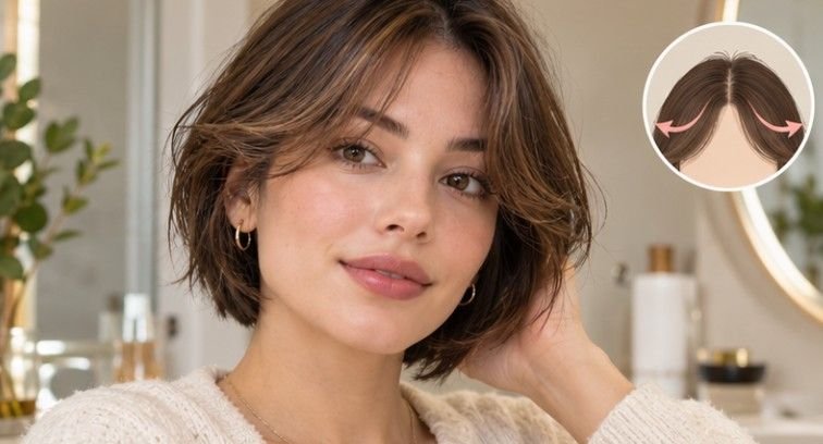How to Style Curtain Bangs Short Hair Without the Awkward Flip