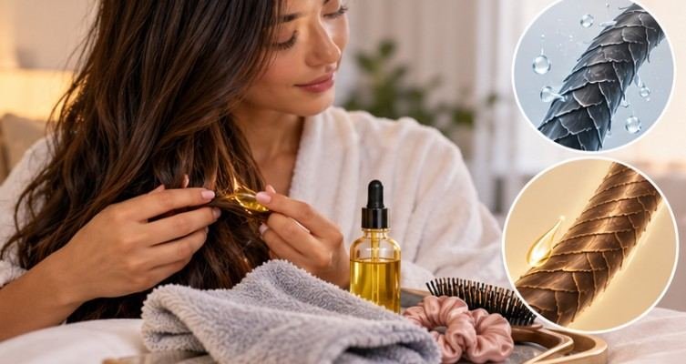 Should You Apply Oil Before Bed