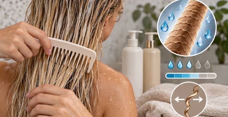 Treat Wet Hair Like Fragile Fabric