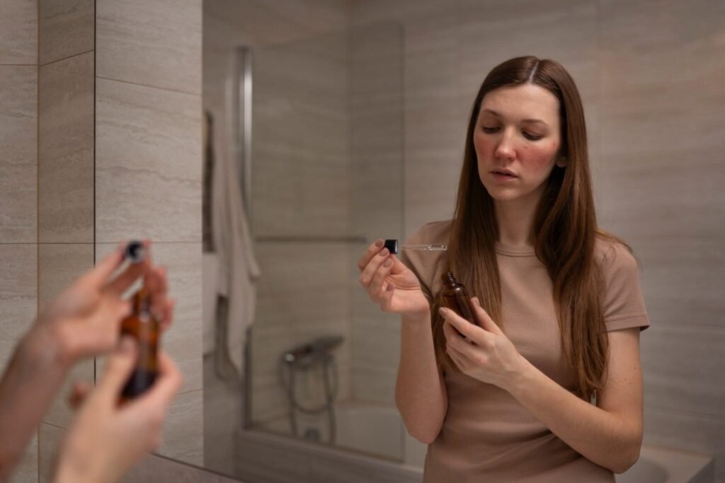 makeup tips for glasses with nose pads